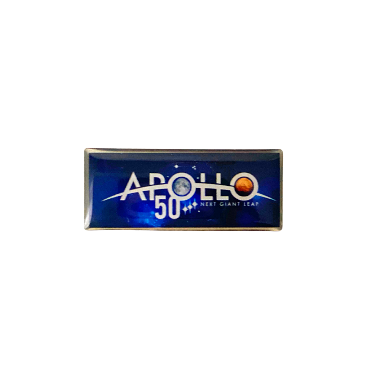NASA Apollo 50, The Next Giant Leap Lapel Pin myNASAstore NASA Apollo 50, The Next Giant Leap Lapel Pin myNASAstore
