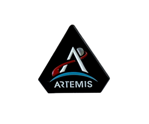 Artemis Program *Official* Lapel Pin Black Version 8244