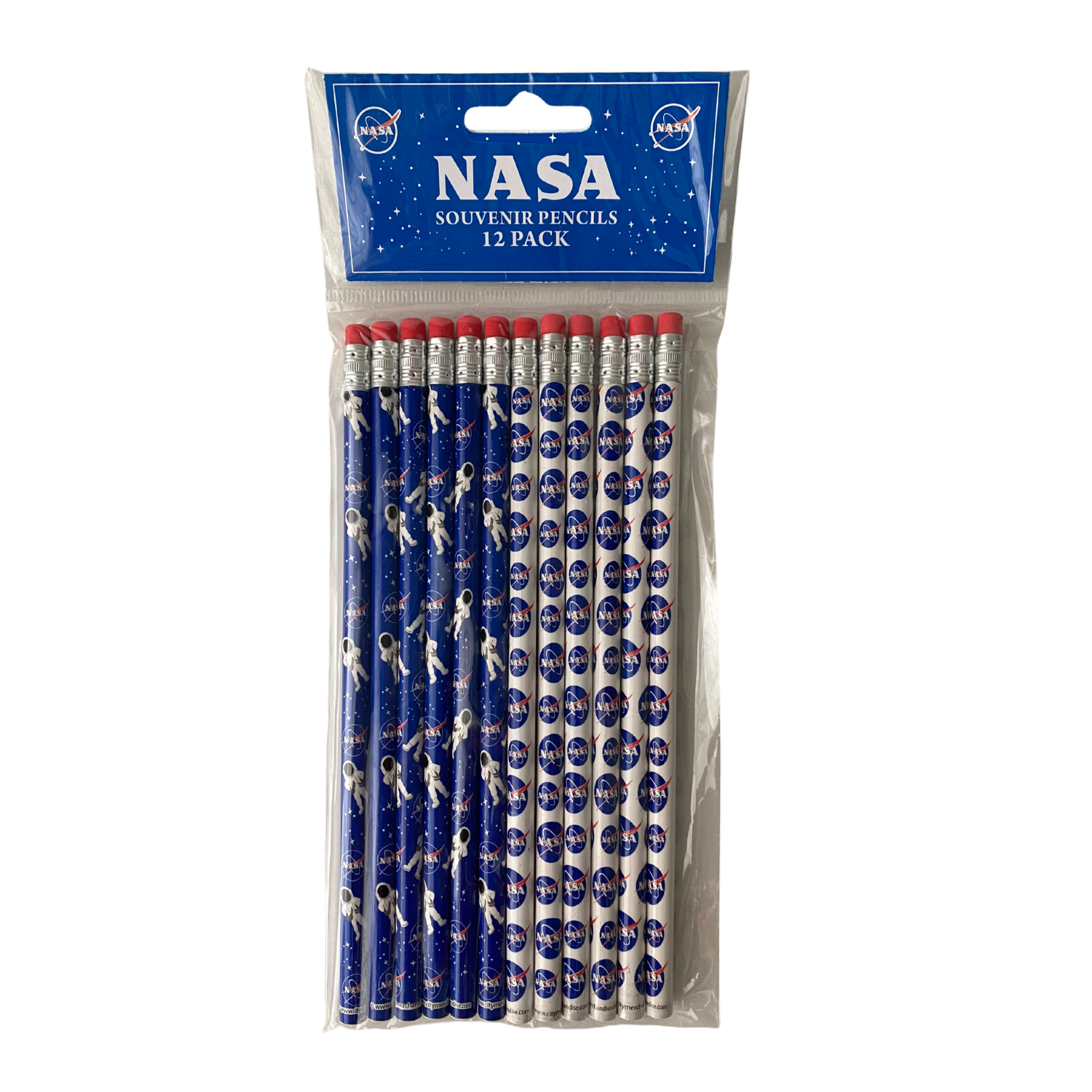 NASA Pack of 12 Pencils - 2 Styles