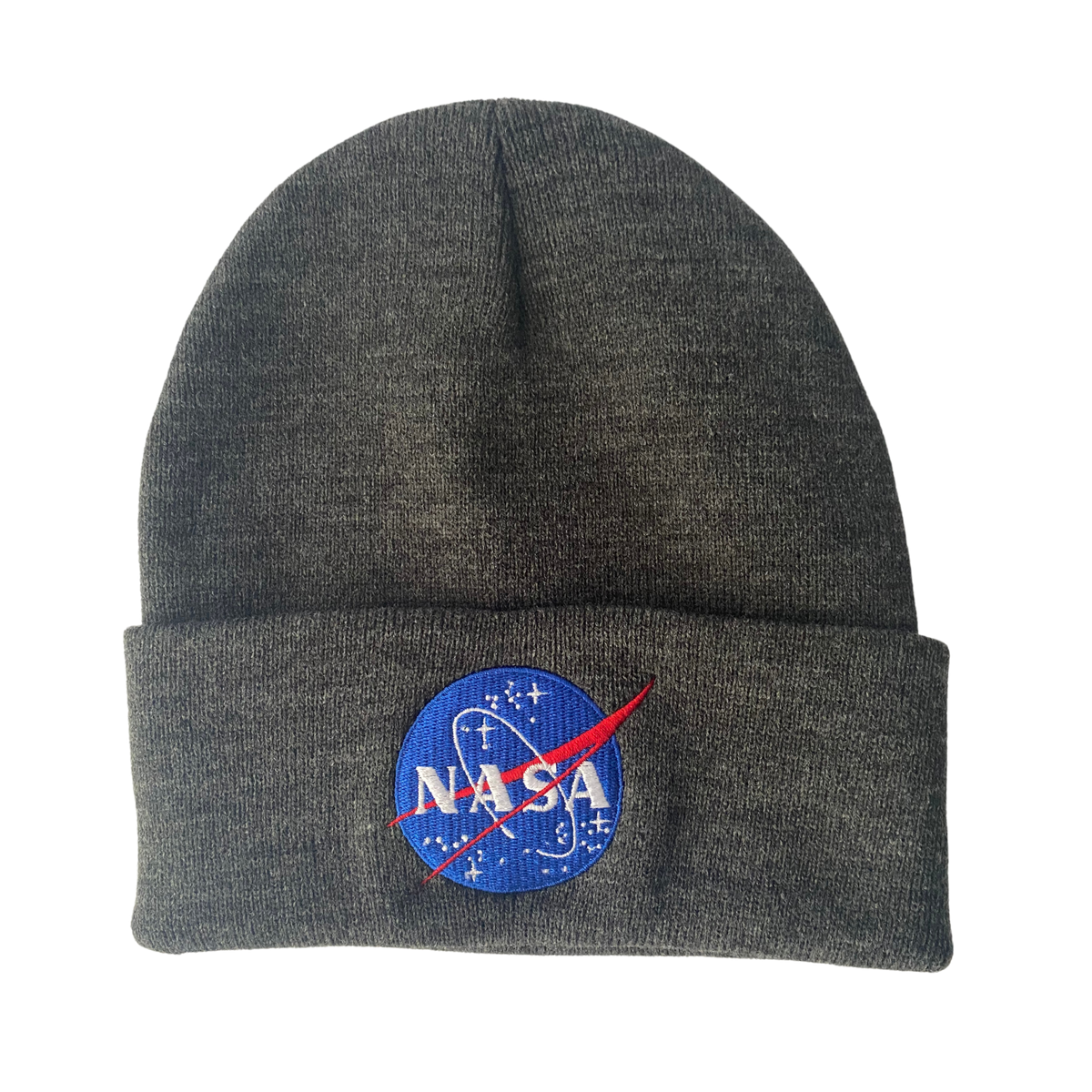 NASA Logo Cuff – with myNASAstore Embroidered - Colors Beanie Assorted