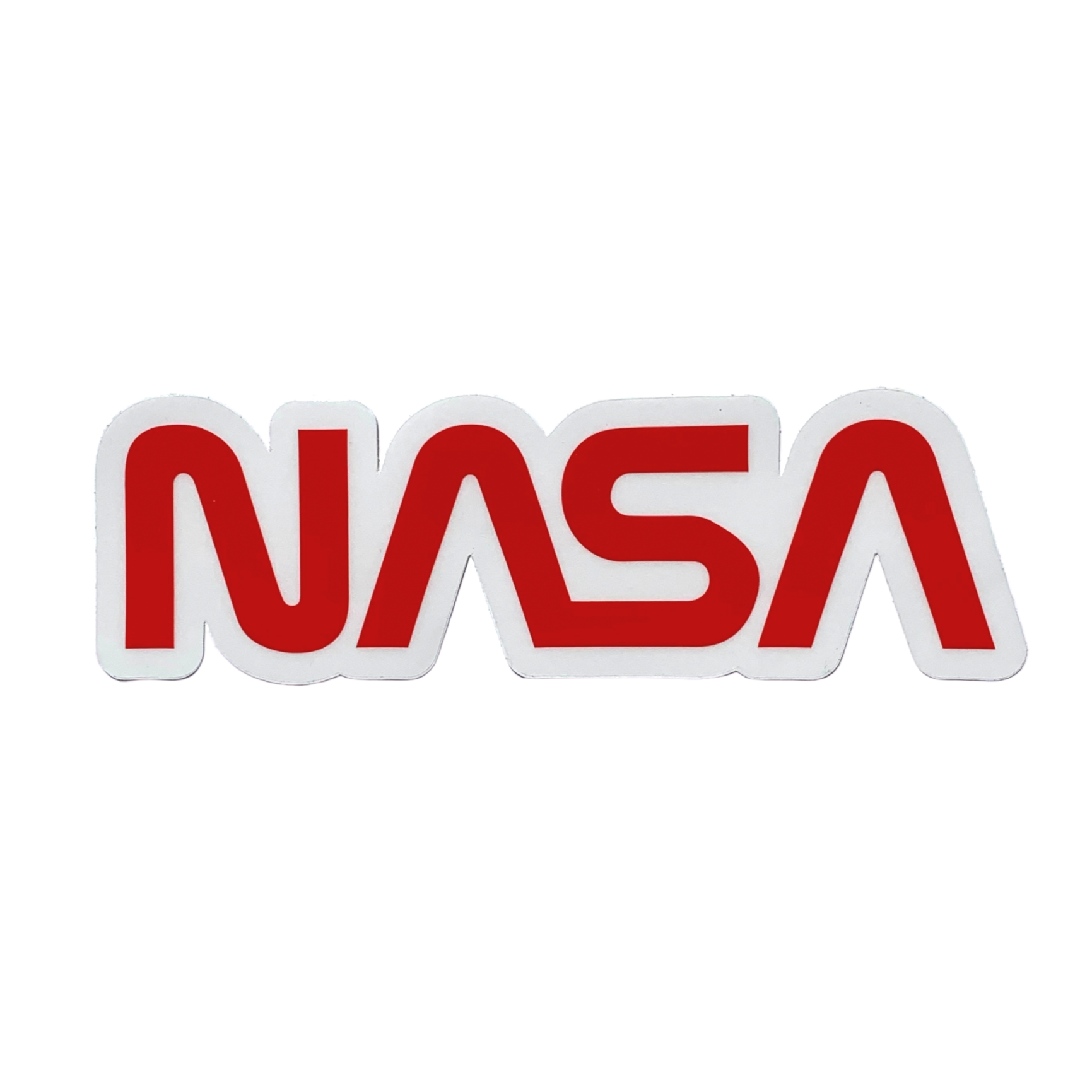 NASA Worm Vinyl Sticker