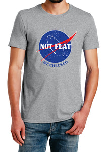 NASA, Not Flat-We Checked T-Shirt (Youth Sizes Available)