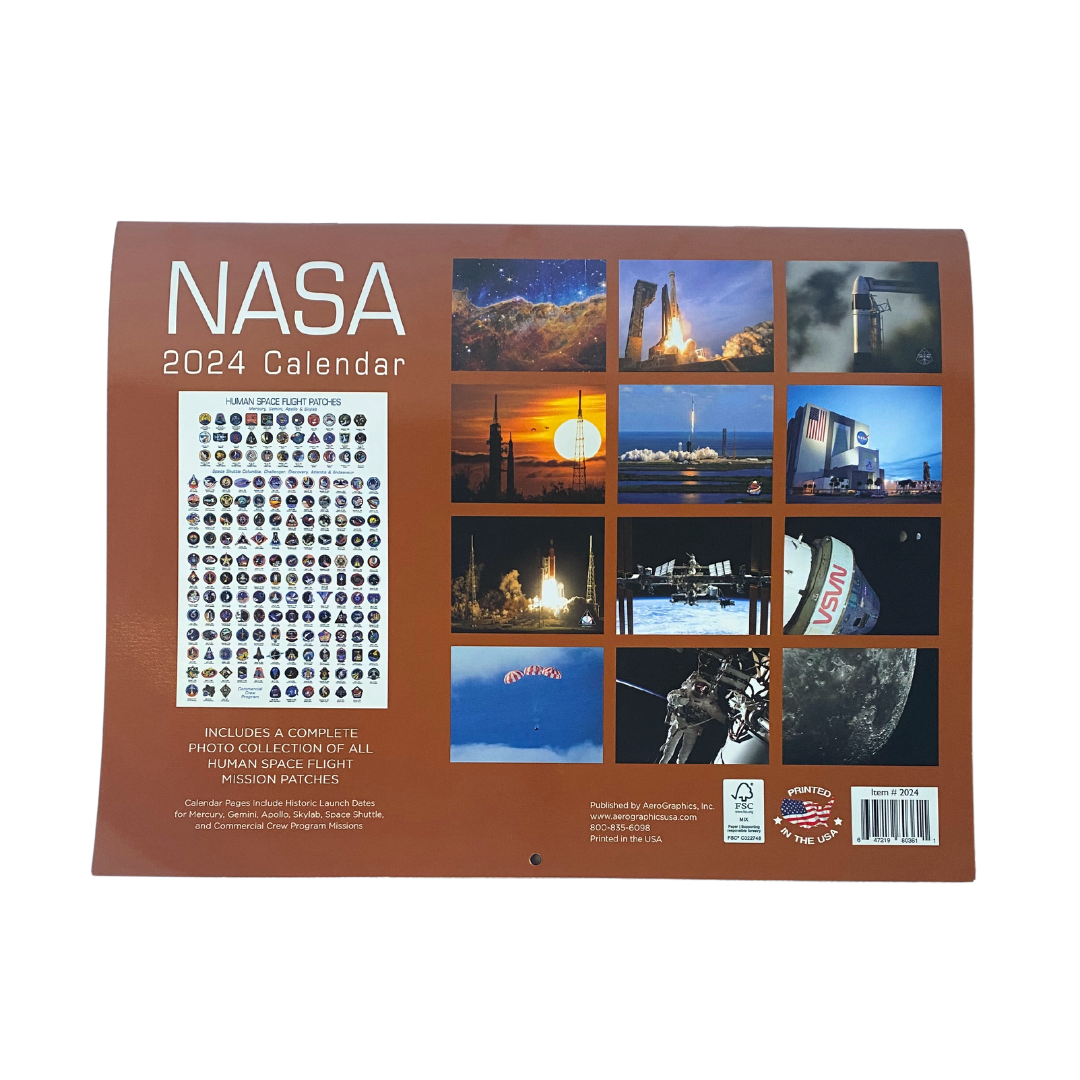NASA 2024 Calendar myNASAstore