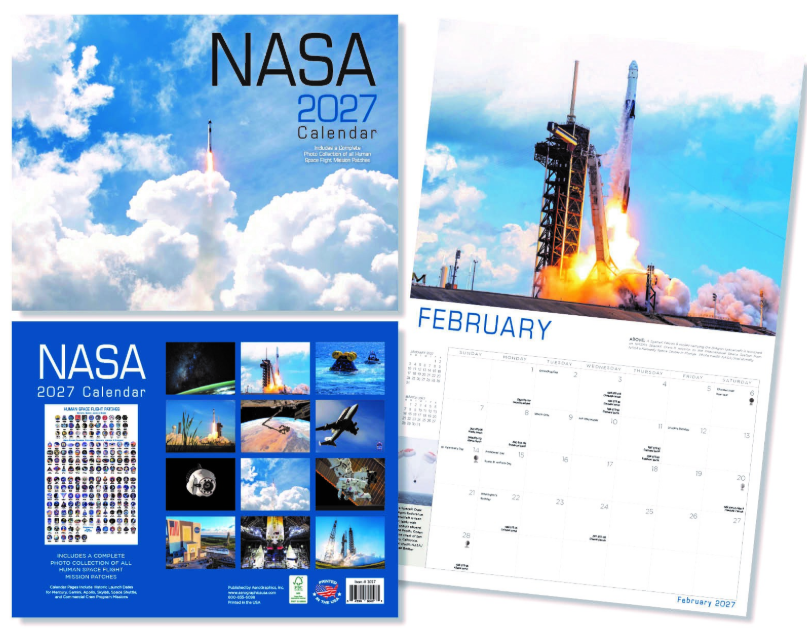 Nasa Rascal 2027 NASA Calendar 2027 – myNASAstore