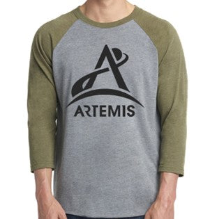 Artemis Program Raglan T-Shirt One Color Logo
