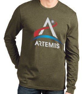 Artemis Program Full Color Logo Long Sleeve T-Shirt