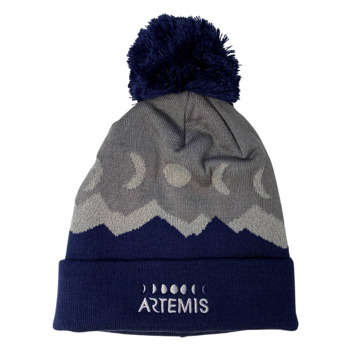 Artemis Moon Phases Beanie With Pom 24197