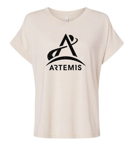 Artemis Program Logo Sparkly Ladies T-Shirt