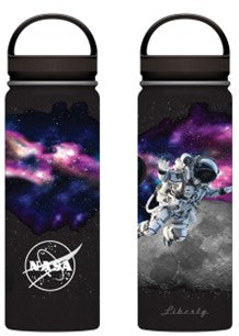 NASA Logo Astronaut In Space Textured Bottle 22313