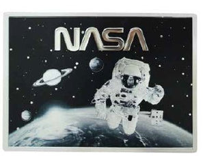 NASA Worm Astronaut in Space Foil Magnet 7754