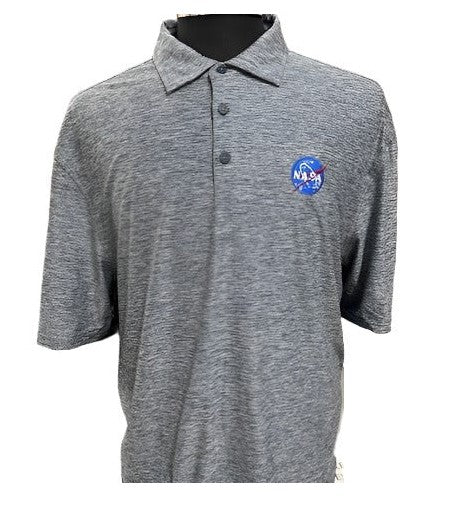 NASA Logo Mens Par 3 Antigua Polo Tall