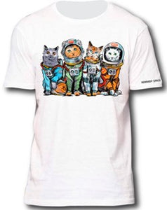 NASA Kennedy Space Center Astronaut Cats T-Shirts (Youth Sizes Available)