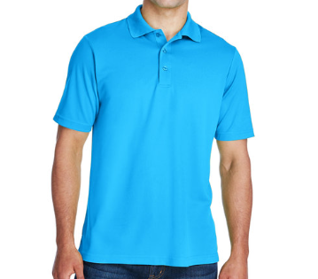Artemis II Logo With NASA Logo, MENS Core 365 Origin Performance Pique Polo
