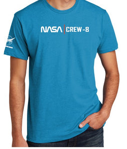 Crew-8 NASA Worm Logo Next Level T-Shirt (Youth Sizes Available)