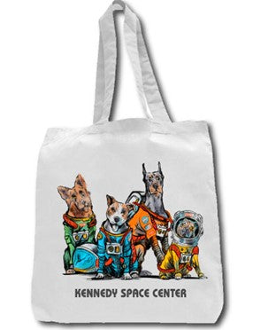 NASA Kennedy Space Center Astronaut Cats OR Dogs Tote