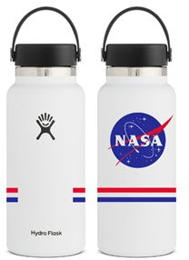 NASA Logo Red, White and Blue Hydroflask Bottle 32 oz