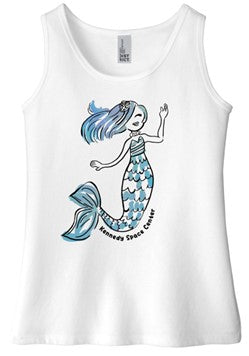 Kennedy Space Center Mermaid Girls Tank Top