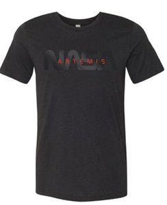 NASA Worm Logo Artemis Foil T-Shirt