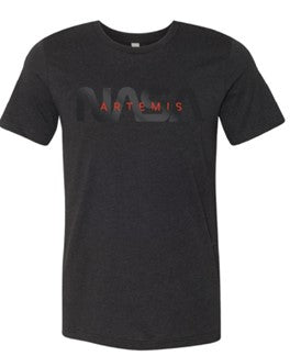 NASA Worm Logo Artemis Foil Ladies T-Shirt