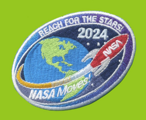 NASA Moves! 2024 Logo Patch