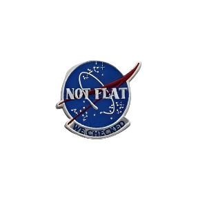 Not Flat We Checked Embroidered Patch- Velcro or Iron On