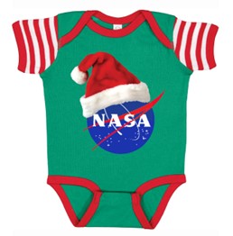 NASA Logo Santa Hat Onesie