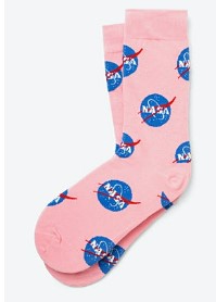 NASA Logo Repeating Socks