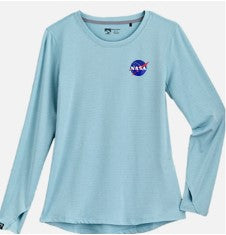 NASA Logo Sightseer Long Sleeve Ladies T-Shirt