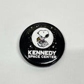 Kennedy Space Center Snoopy Astronaut With Lunch Box Button