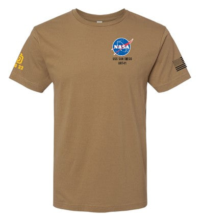 LR 2024 NASA Recovery Team URT-11 USS San Diego "Stay Classy" Screen Printed Next Level T-shirt