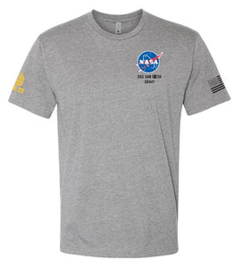 LR 2024 NASA Recovery Team URT-11 USS San Diego "Stay Classy" Screen Printed Next Level T-shirt