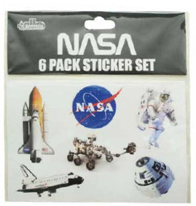 Sticker Set With Two Shuttle Orion Astronaut NASA Vector 25050