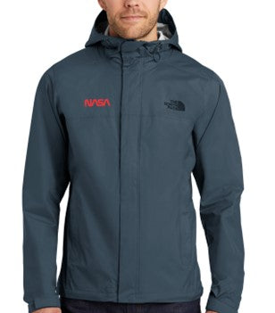 NASA Worm Logo The North Face® Men's DryVent™ Rain Jacket
