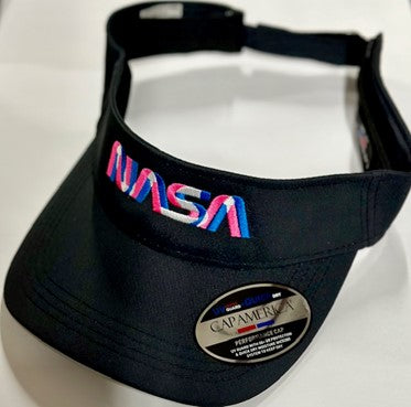 NASA Worm Logo Miami Vice Visor