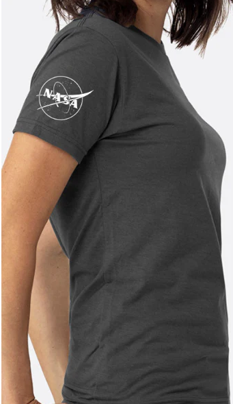 Artemis II Logo with NASA Worm Distressed Logo on Front T-Shirt (Youth Sizes Available)