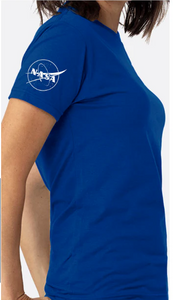 Artemis II Logo with NASA Worm Distressed Logo on Front T-Shirt (Youth Sizes Available)