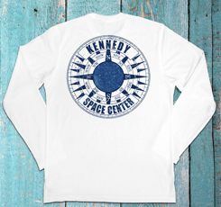 NASA Logo Kennedy Space Center Compass SPF 50 Long Sleeve Performance
