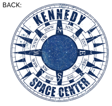 NASA Logo Kennedy Space Center Compass SPF 50 Long Sleeve Performance