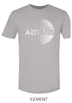 Artemis Text Half Moon Tshirt