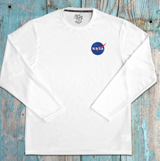NASA Logo Kennedy Space Center Compass SPF 50 Long Sleeve Performance