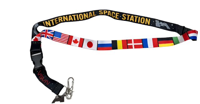 ISS Program NASA Lanyard with ISS Charm  28525