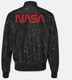 NASA Worm And Kennedy Space Center Constellation Bomber Jacket ...