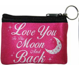 Love You Moon Back Purse Coin 7752