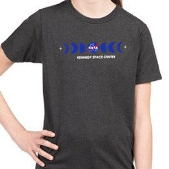 NASA Logo Kennedy Space Center Moon Phases T-Shirt (Youth Sizes Available)