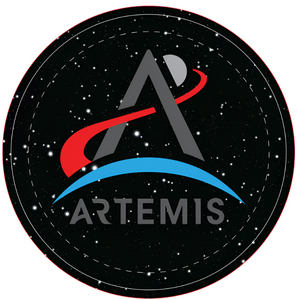 Artemis Program with Stars Mouse Pad 8" Round 21370
