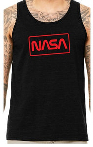 NASA Worm Logo Stamp Tank Top