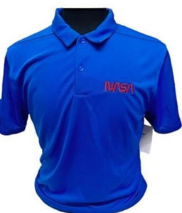 NASA Worm Logo Nike Dry Essential Polo