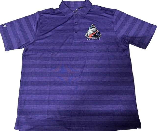 Artemis II Logo MENS Tunnel Polo