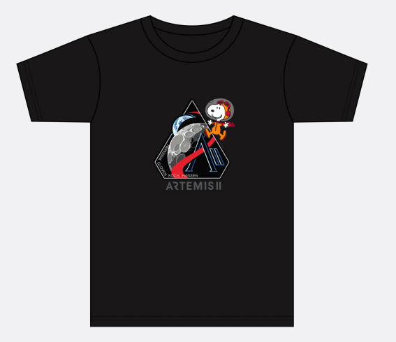 Artemis II Snoopy Shirt (Youth Sizes Available)