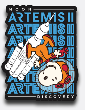 Artemis II Snoopy Sticker 31513